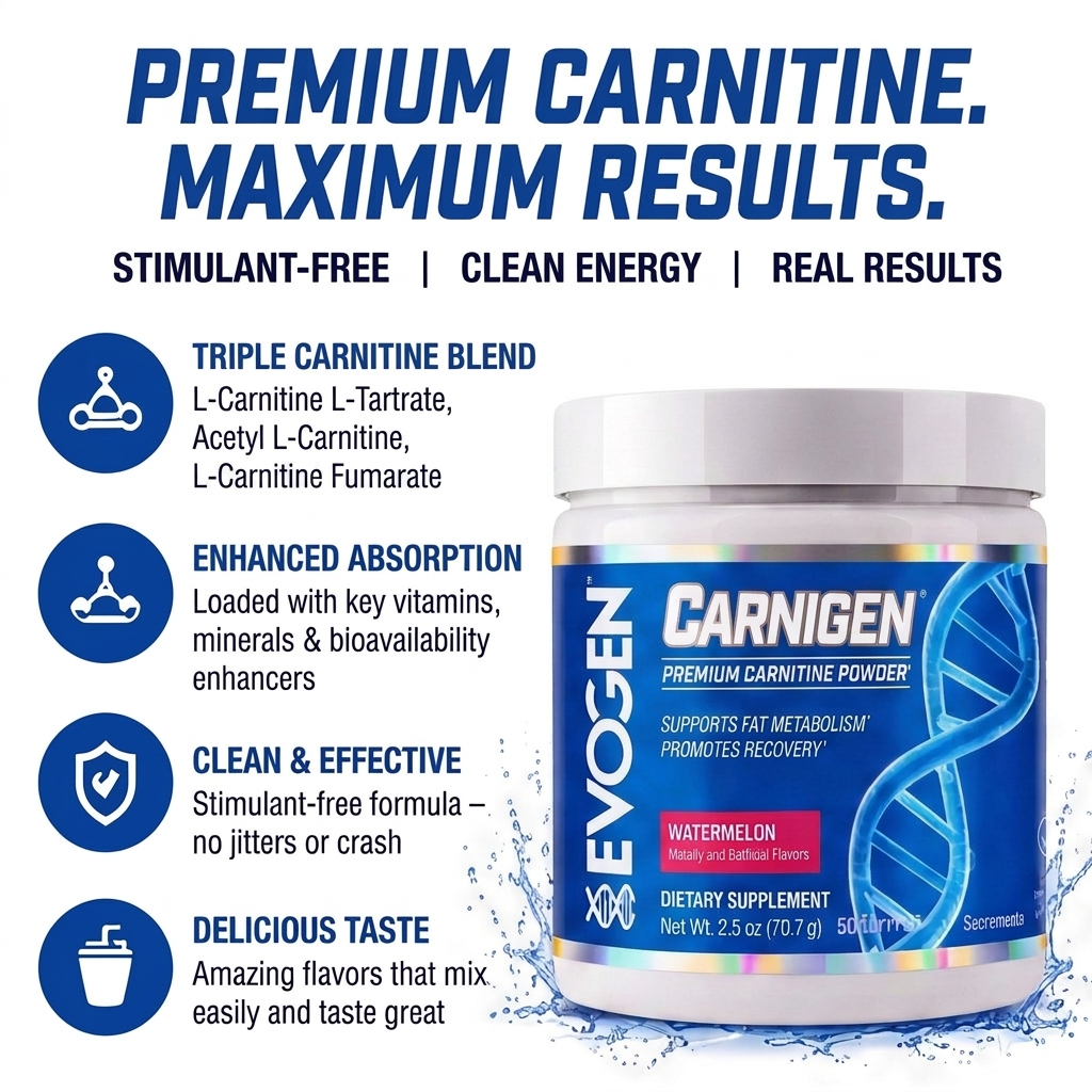Evogen CARNIGEN CARNITINE POWDER ( 50 servings )