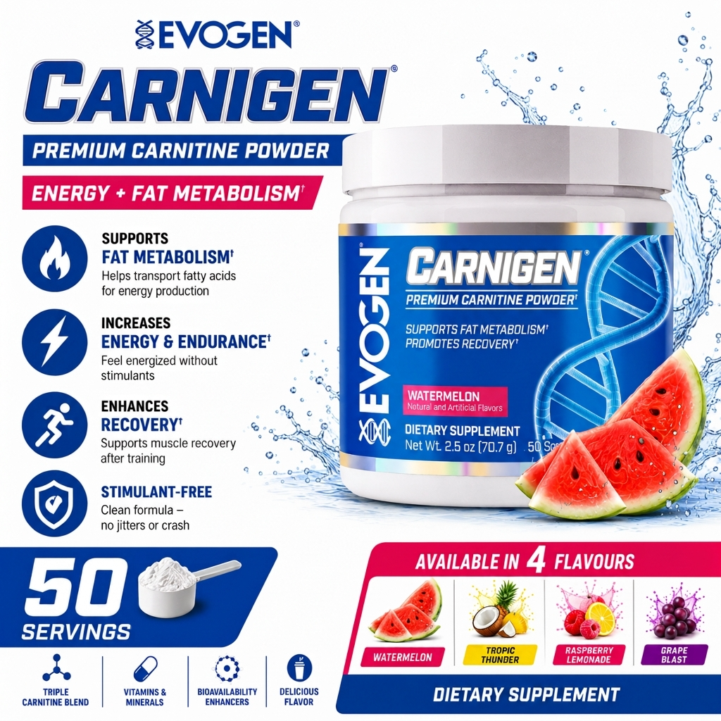 Evogen CARNIGEN CARNITINE POWDER ( 50 servings )