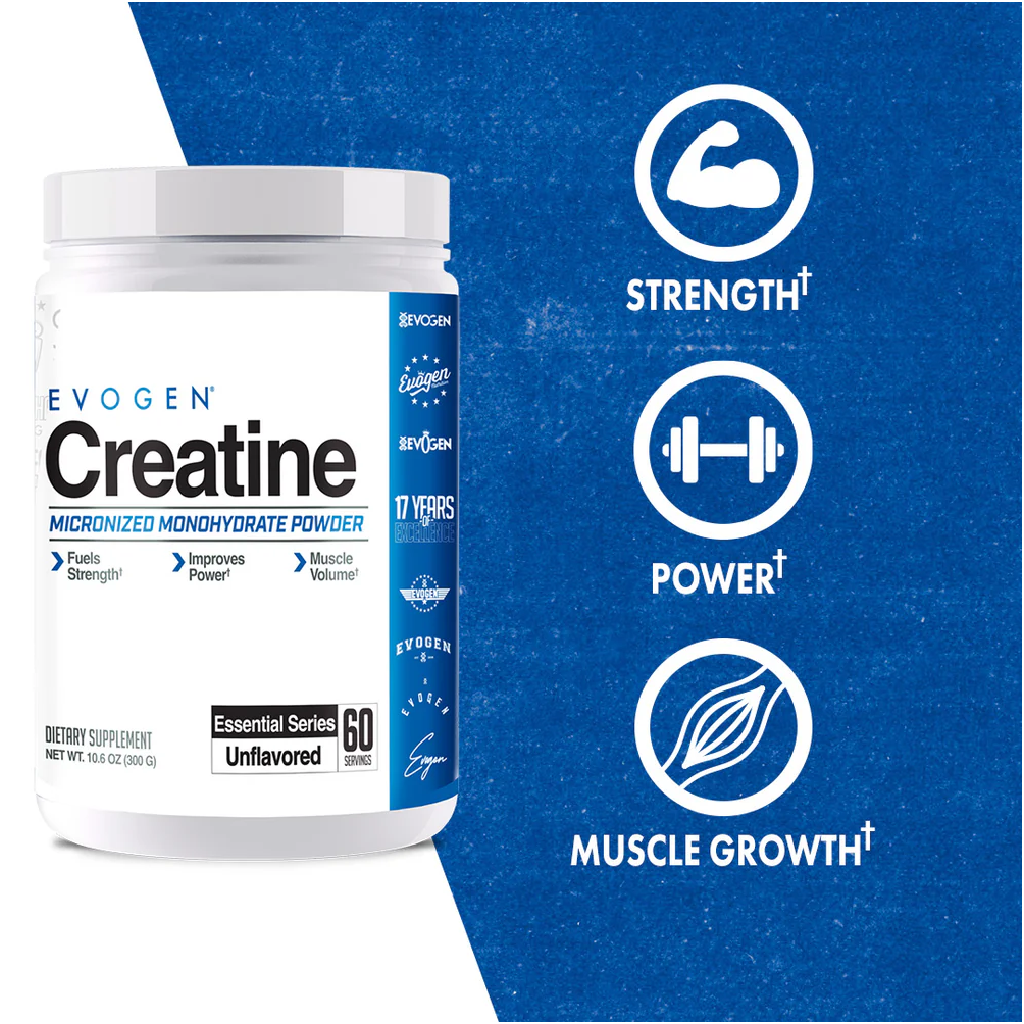 Evogen Creatine Monohydrate (60 Servings)
