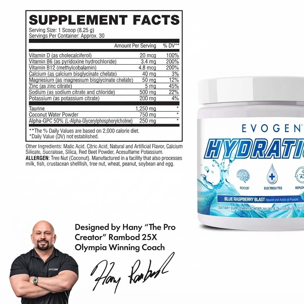 Evogen Hydration Full Spectrum Electrolyte Powder