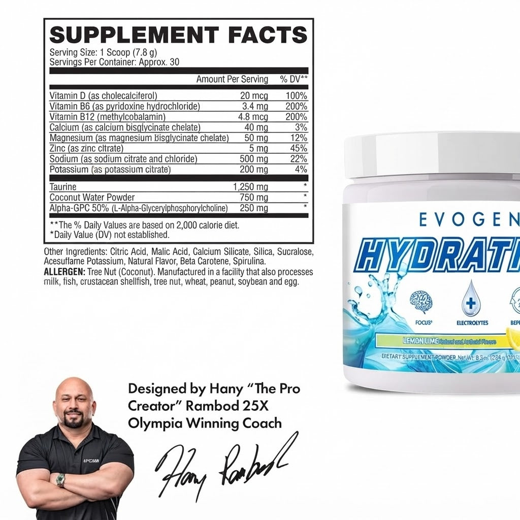 Evogen Hydration Full Spectrum Electrolyte Powder
