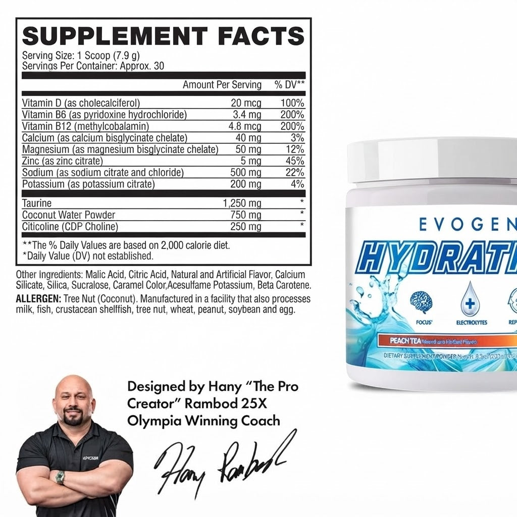 Evogen Hydration Full Spectrum Electrolyte Powder