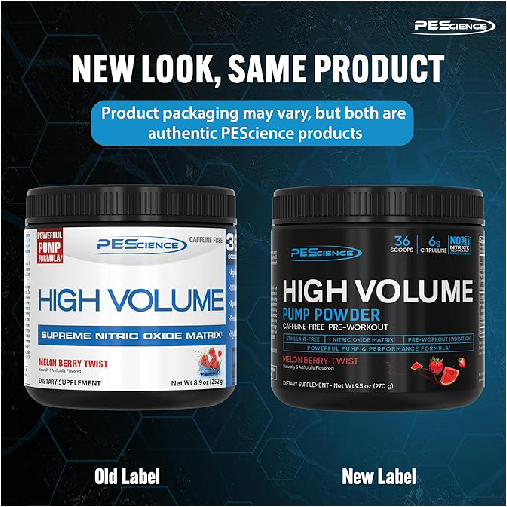 PEScience High Volume - Caffeine Free Pre-Workout