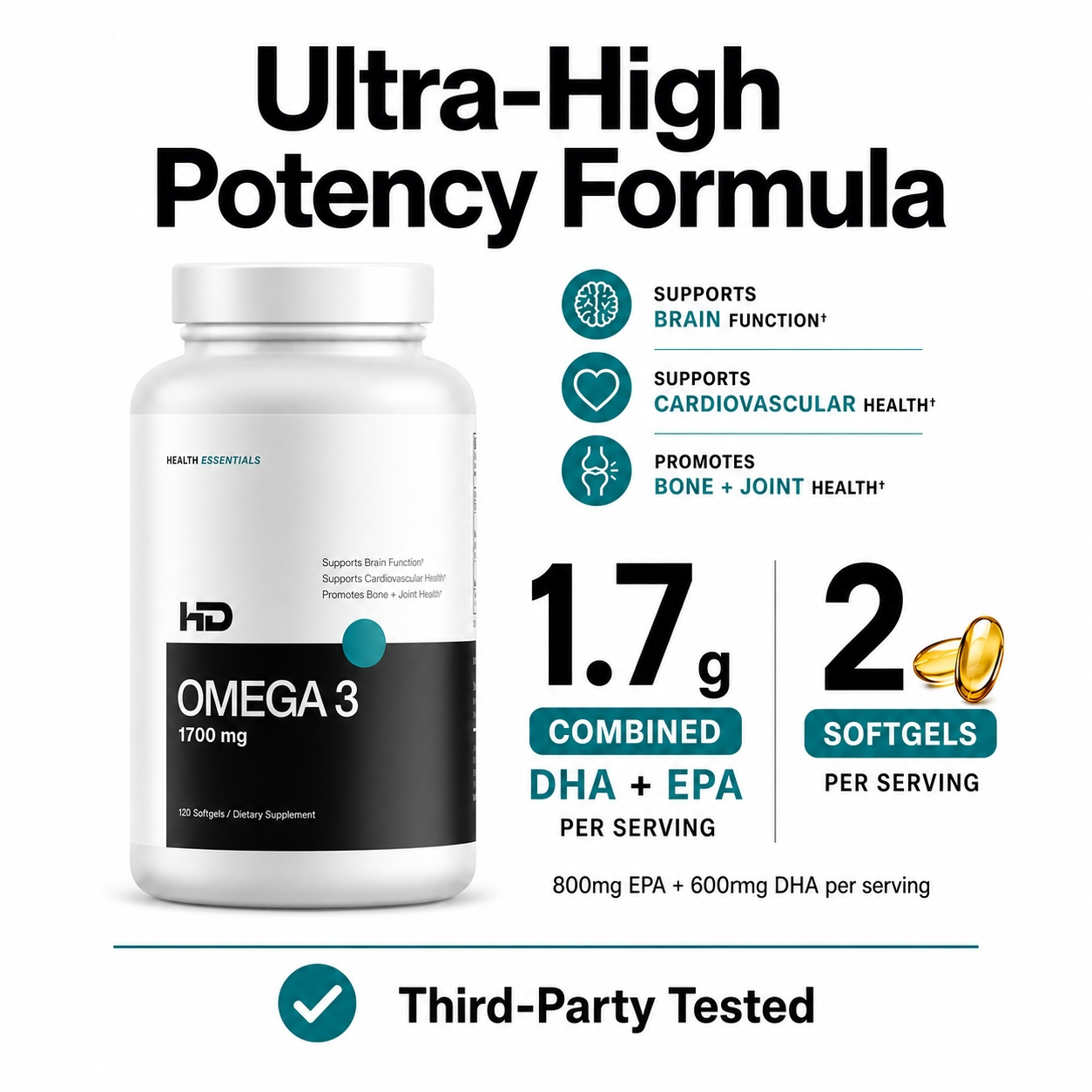 HD Muscle Omega 3