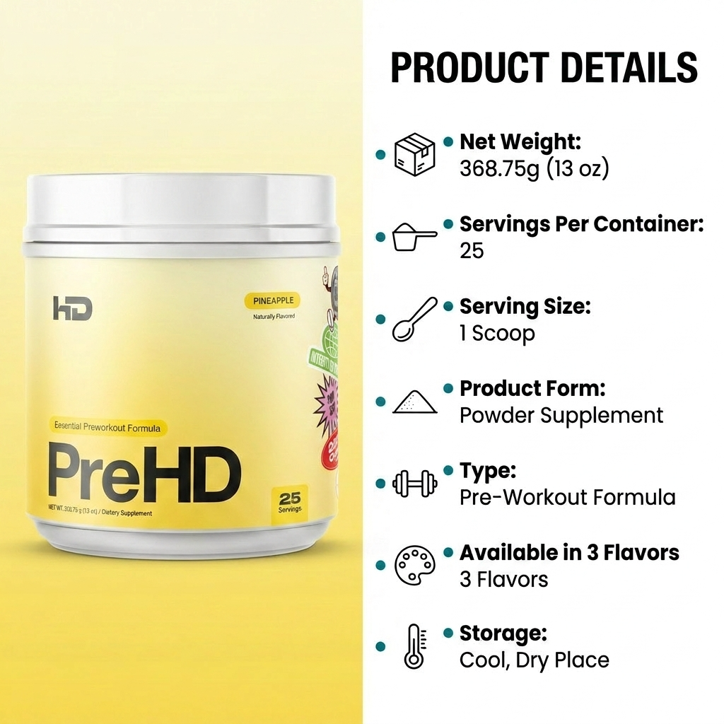 HD Muscle PreHD Essential Preworkout