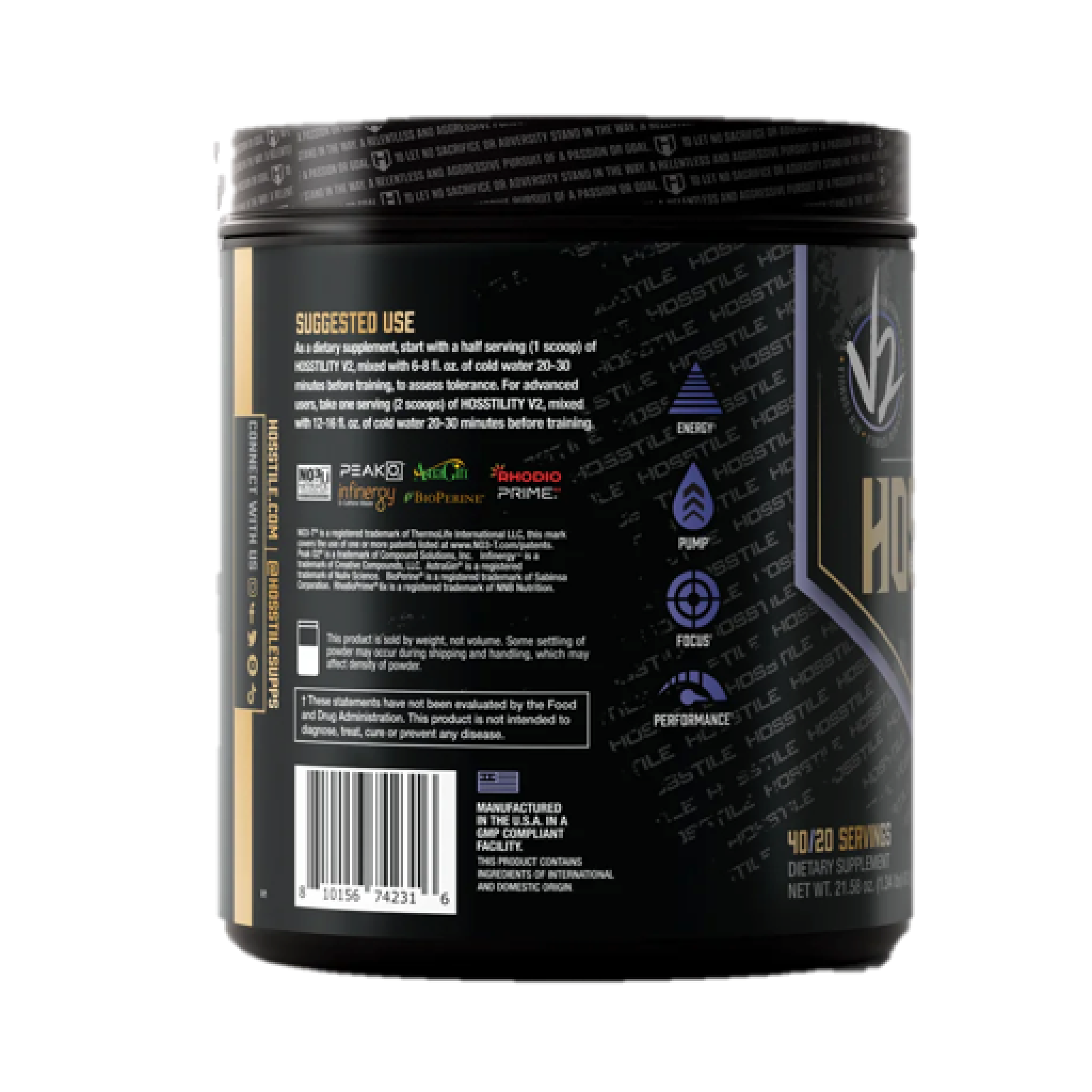 Hosstile Hosstility V2 All in One Advance Pre Workout