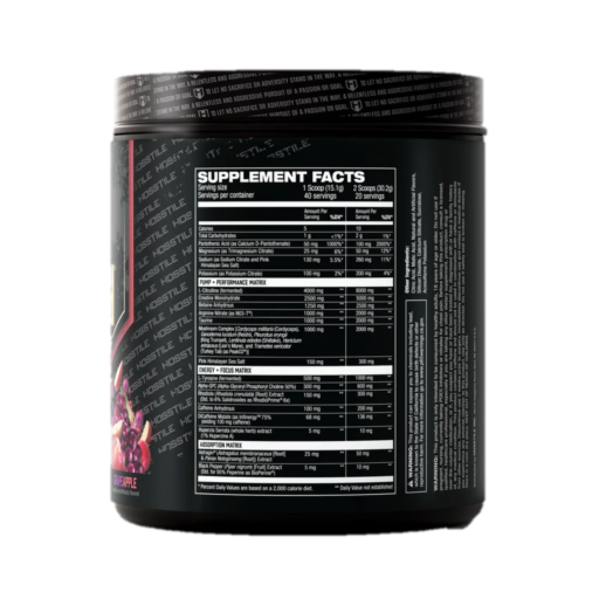 Hosstile Hosstility V2 All in One Advance Pre Workout