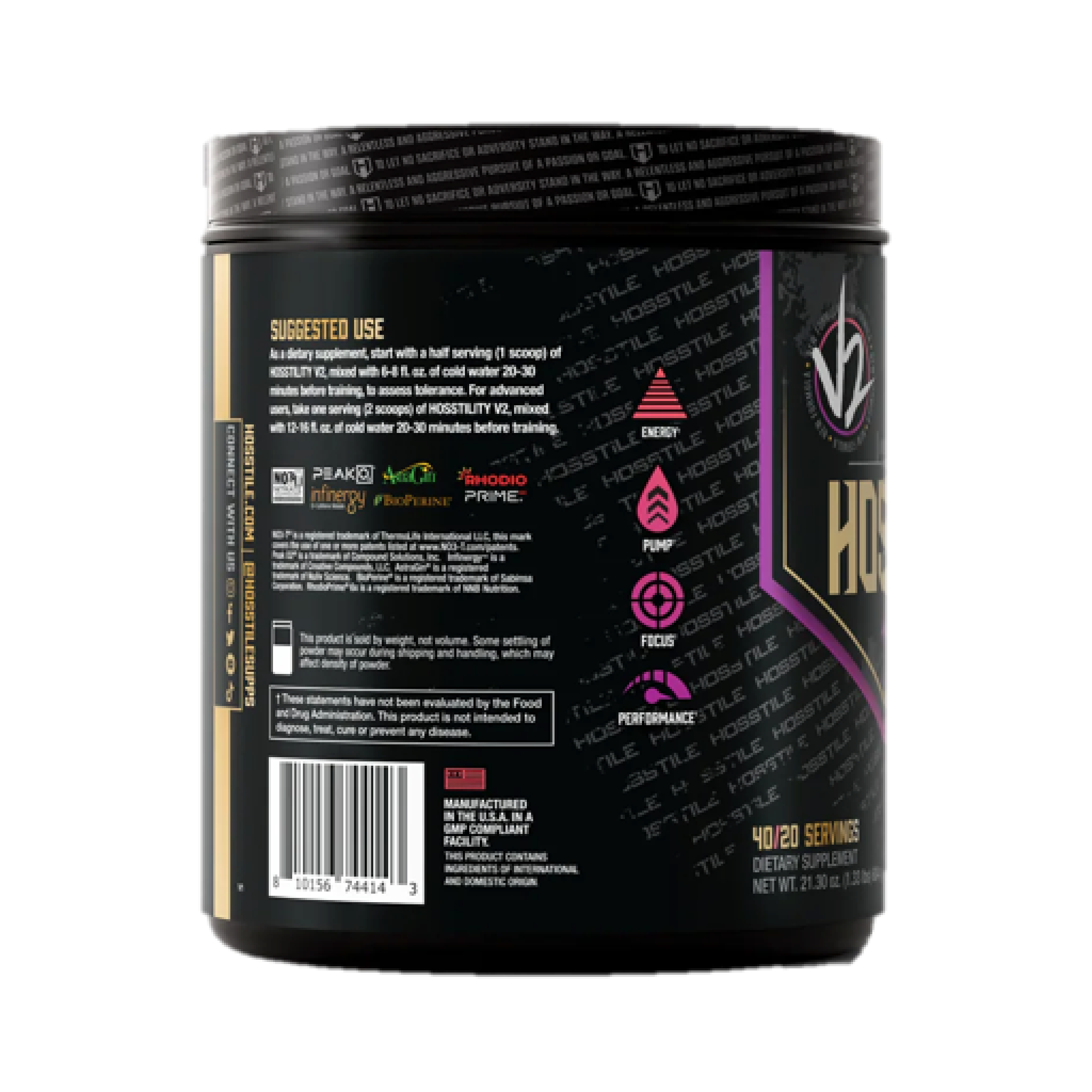Hosstile Hosstility V2 All in One Advance Pre Workout