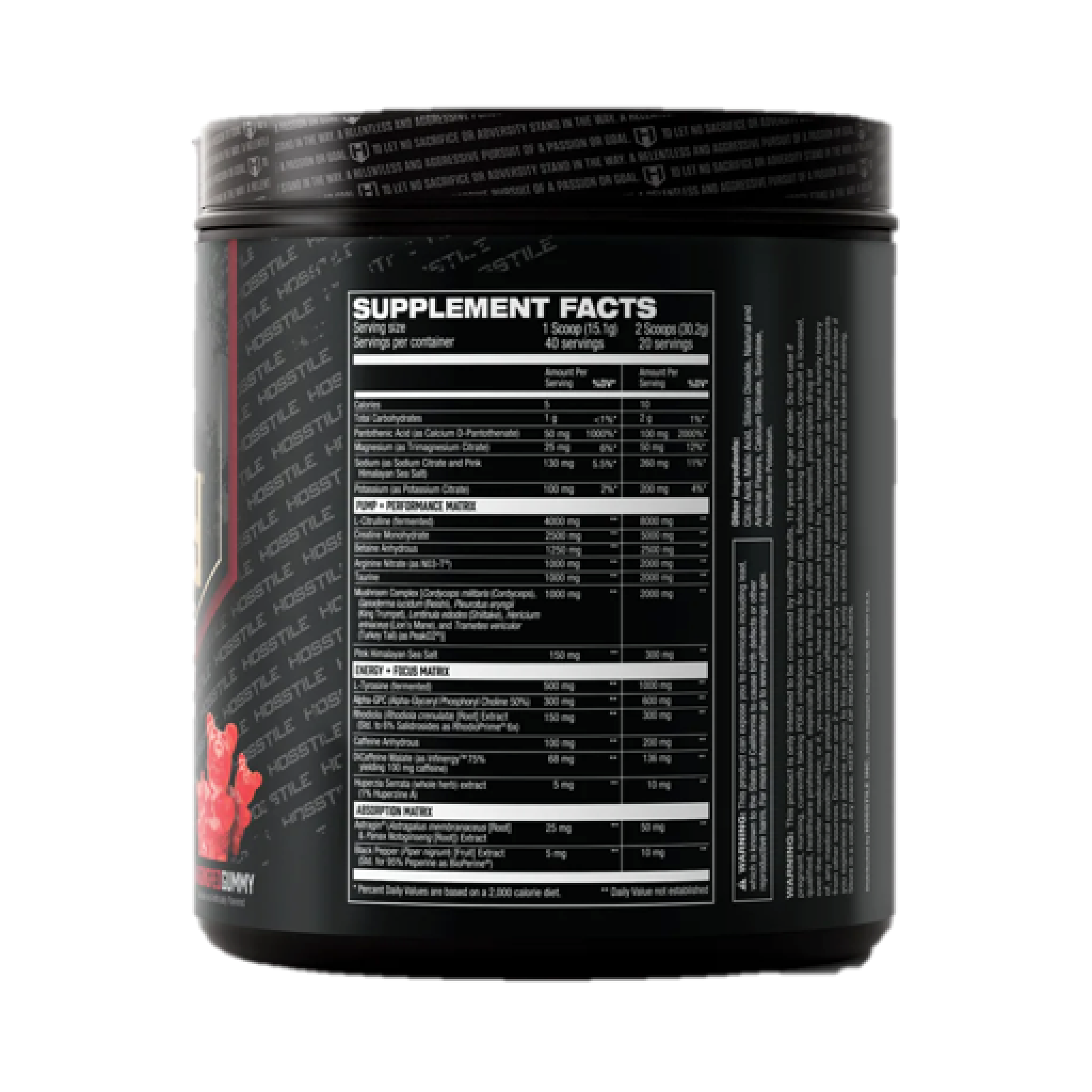 Hosstile Hosstility V2 All in One Advance Pre Workout