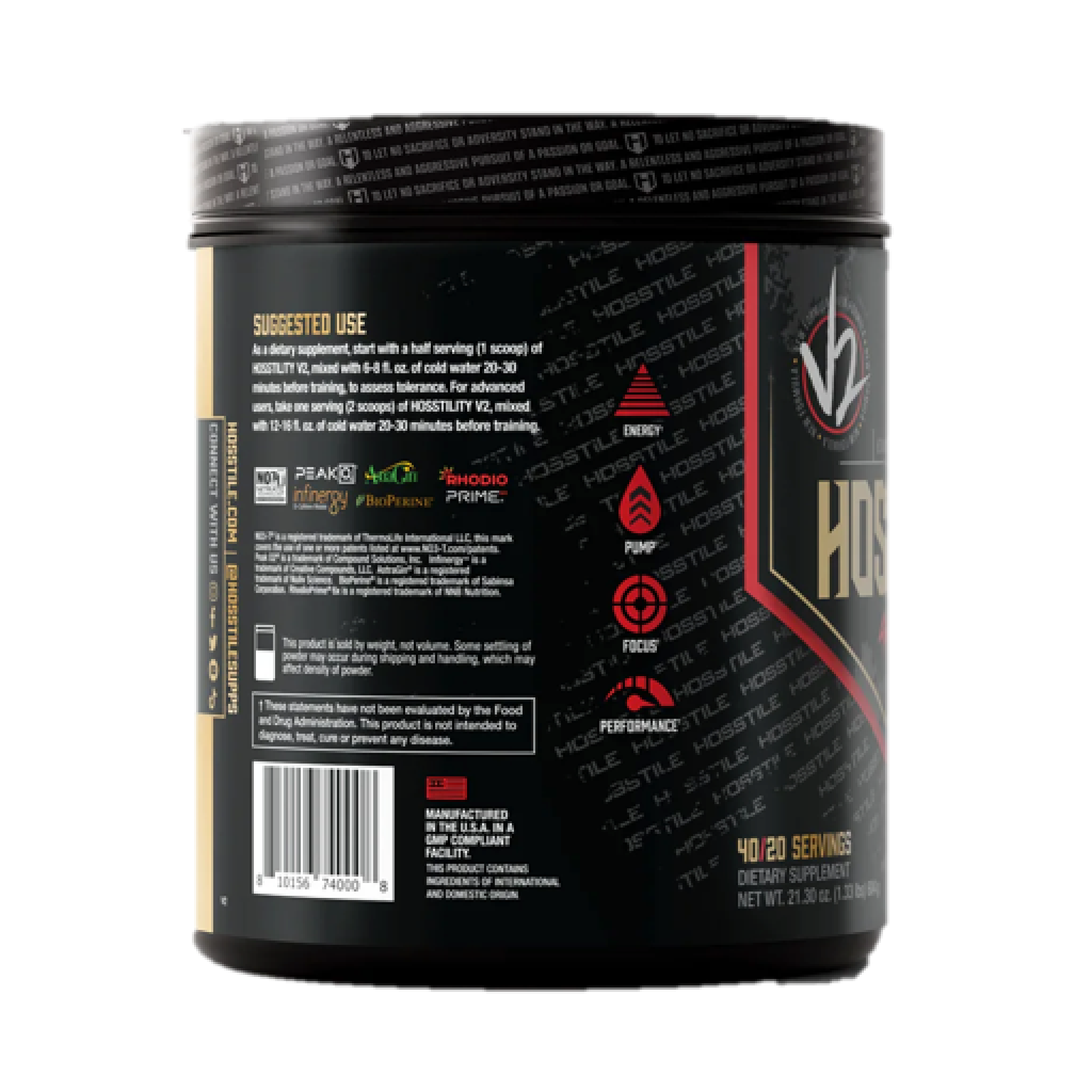 Hosstile Hosstility V2 All in One Advance Pre Workout