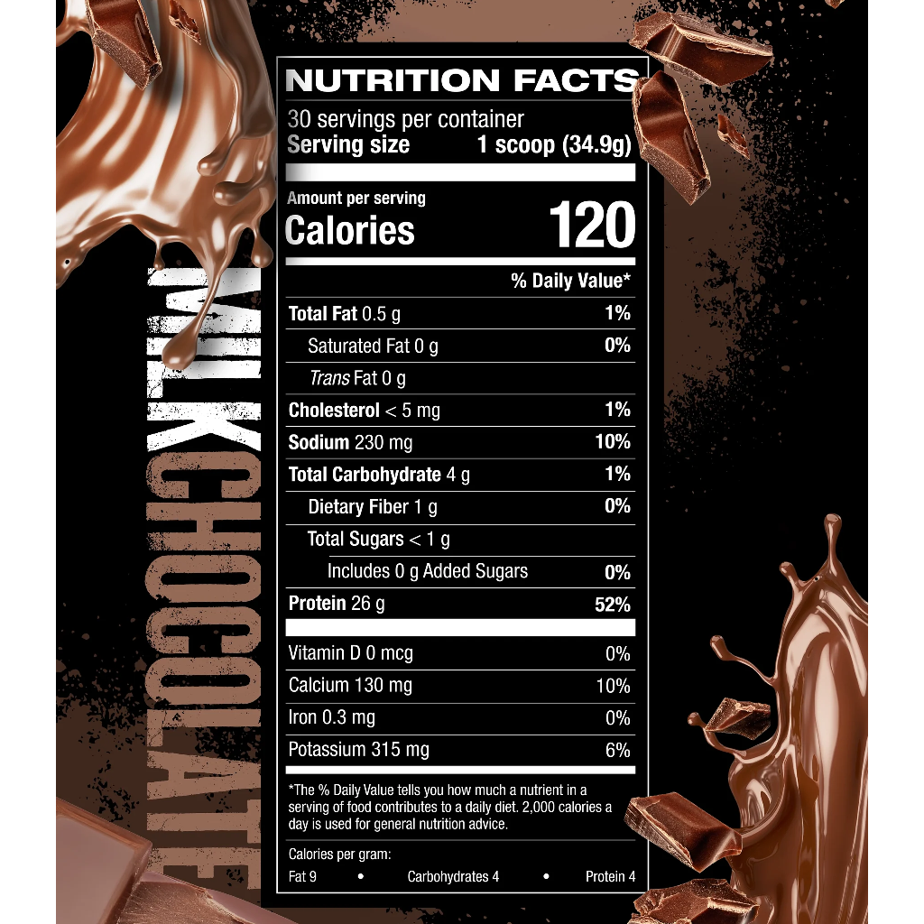 Hosstile Iso H1 100% Grass Fed Whey Protein Isolate 2lbs 30 Servings