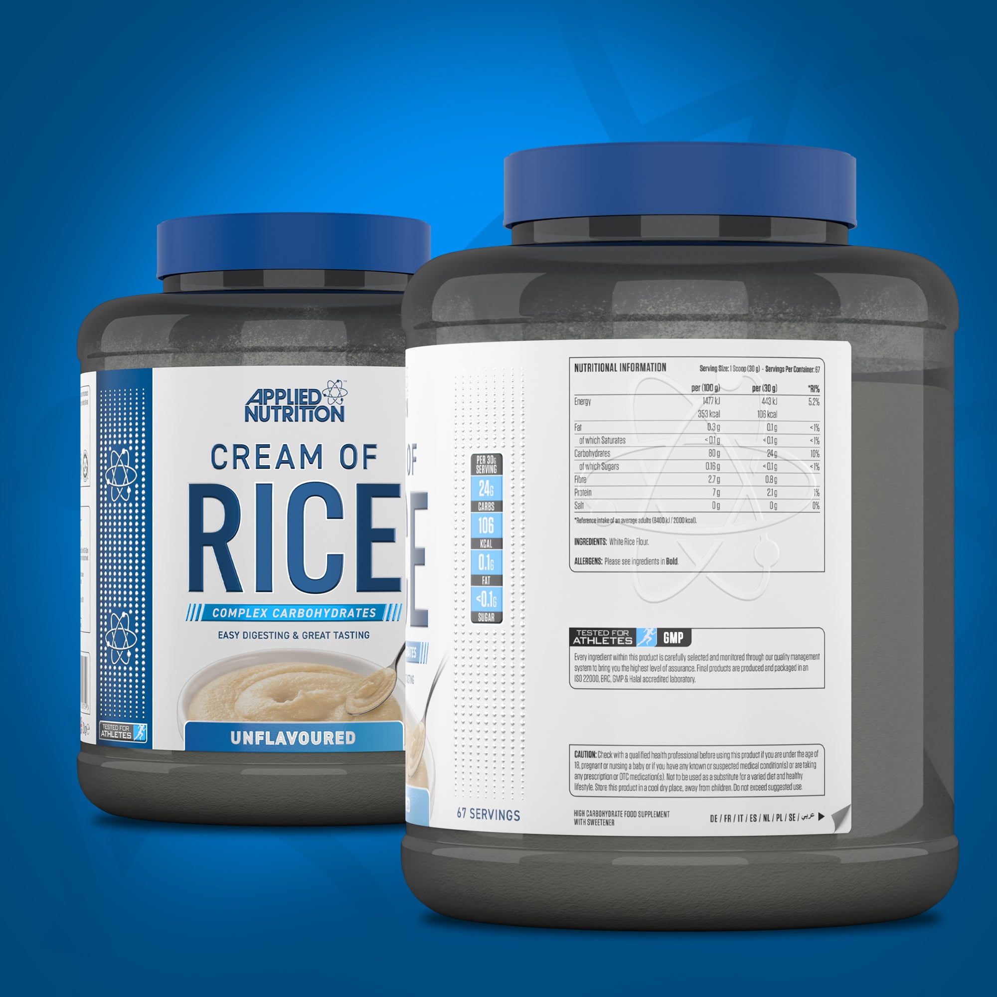 Applied Nutrition Cream of Rice 2kg (Halal) ( 67 Servings )