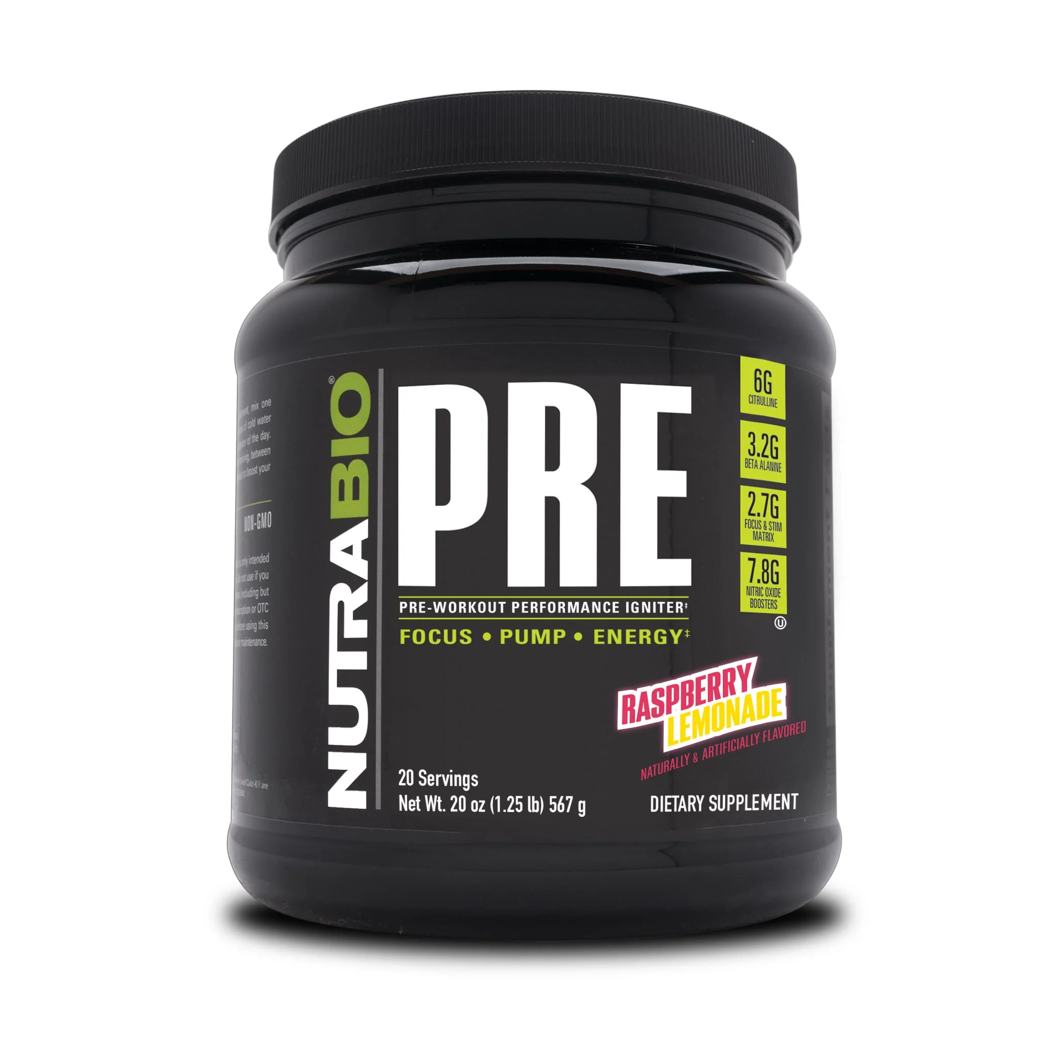 NutraBio PRE Workout