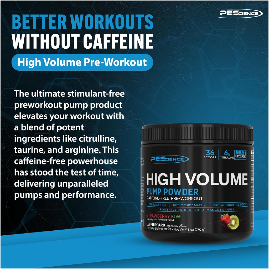 PEScience High Volume - Caffeine Free Pre-Workout