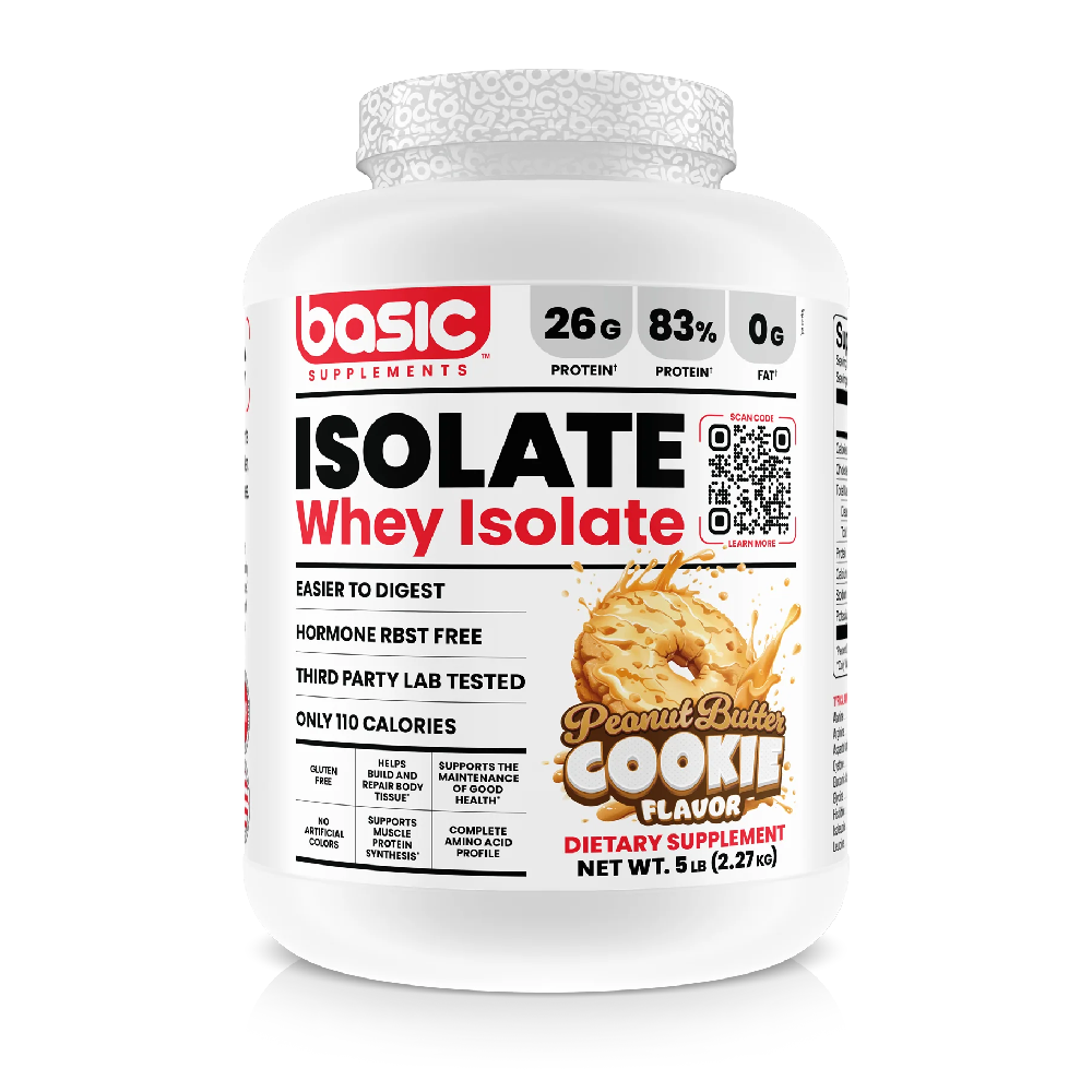 Basic Supplements Whey Isolate 2lbs - 5lbs