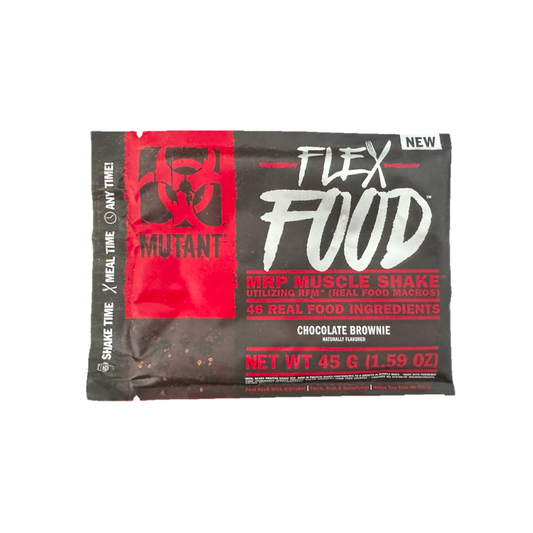 Mutant Flex Food, Meal Replacement Shake with 46 Real Food Ingredients , Protein , Carbs , Probiotics  Sample Pack
