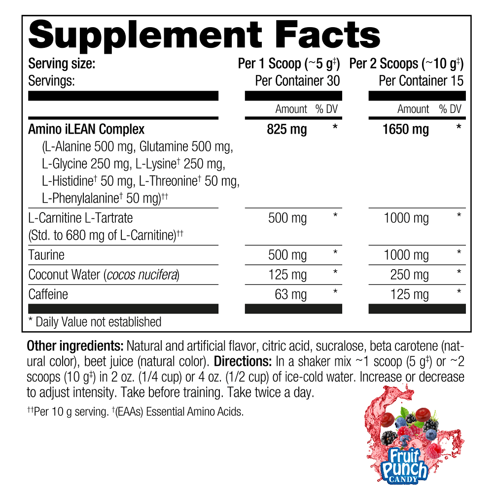 PERFECT Sports iLEAN Weight Loss Formula with Aminos