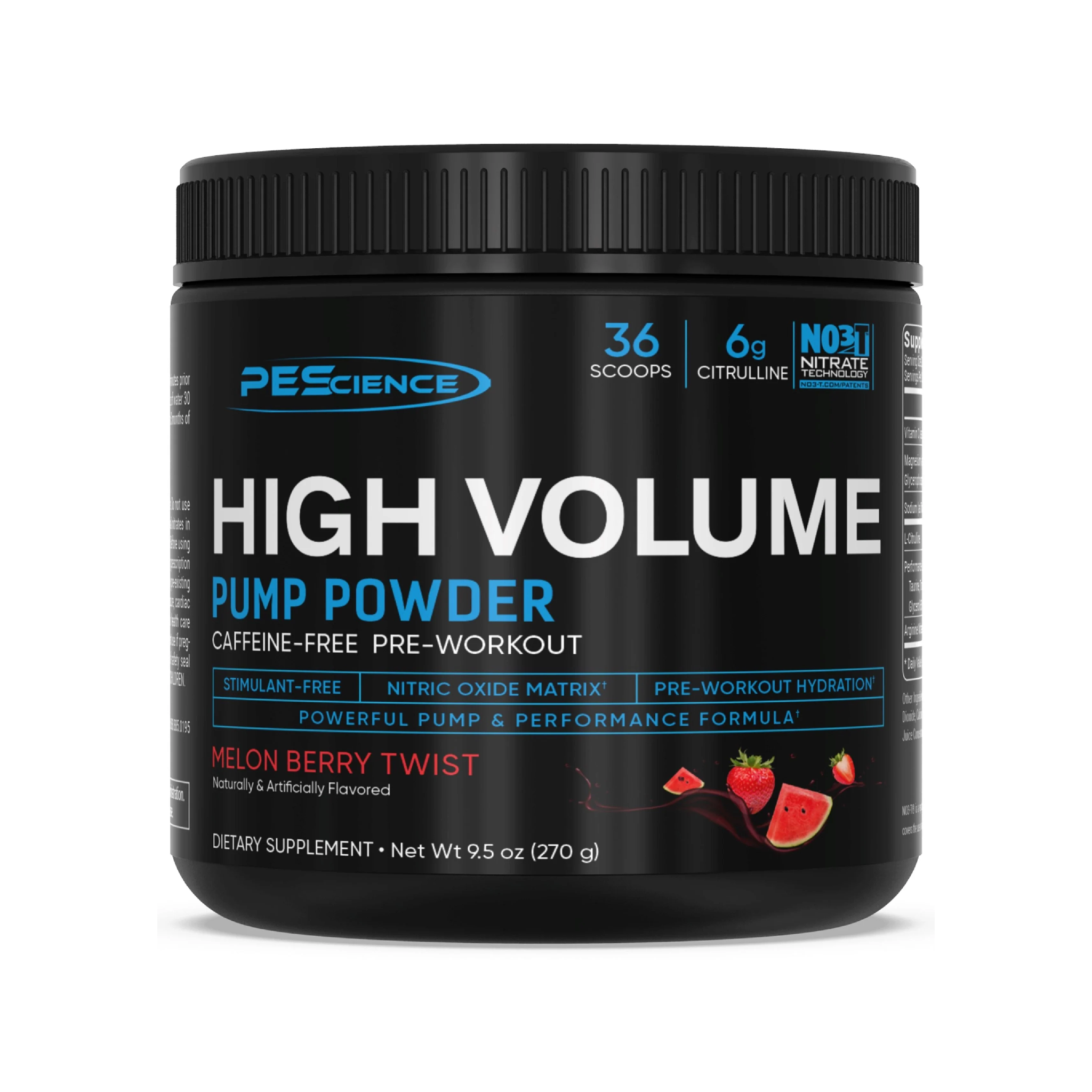 PEScience High Volume - Caffeine Free Pre-Workout