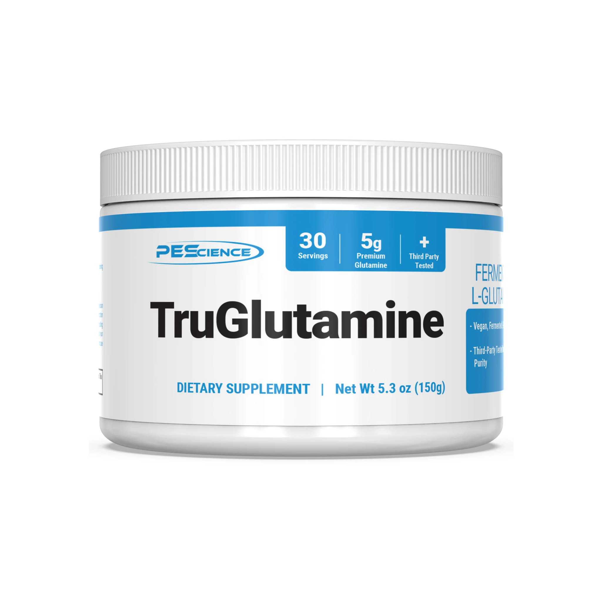 PEScience TruGlutamine Powder (Fermented Vegan L-Glutamine)