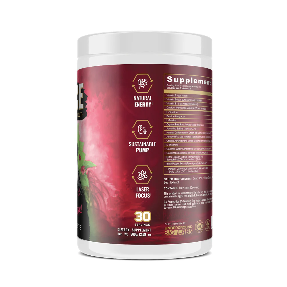 Panda All New Fierce Pre-Workout 30 Servings