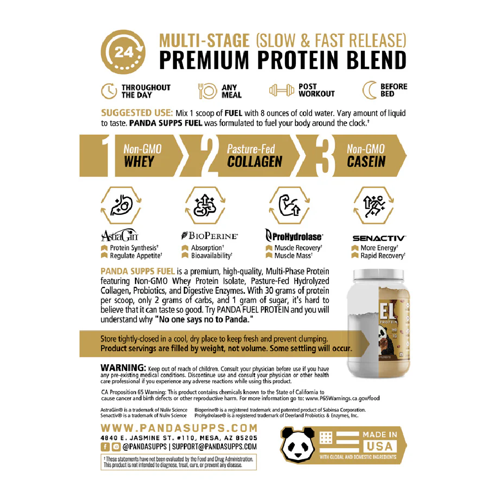 Panda Fuel Premium Protein 30g ( 25 Servings )