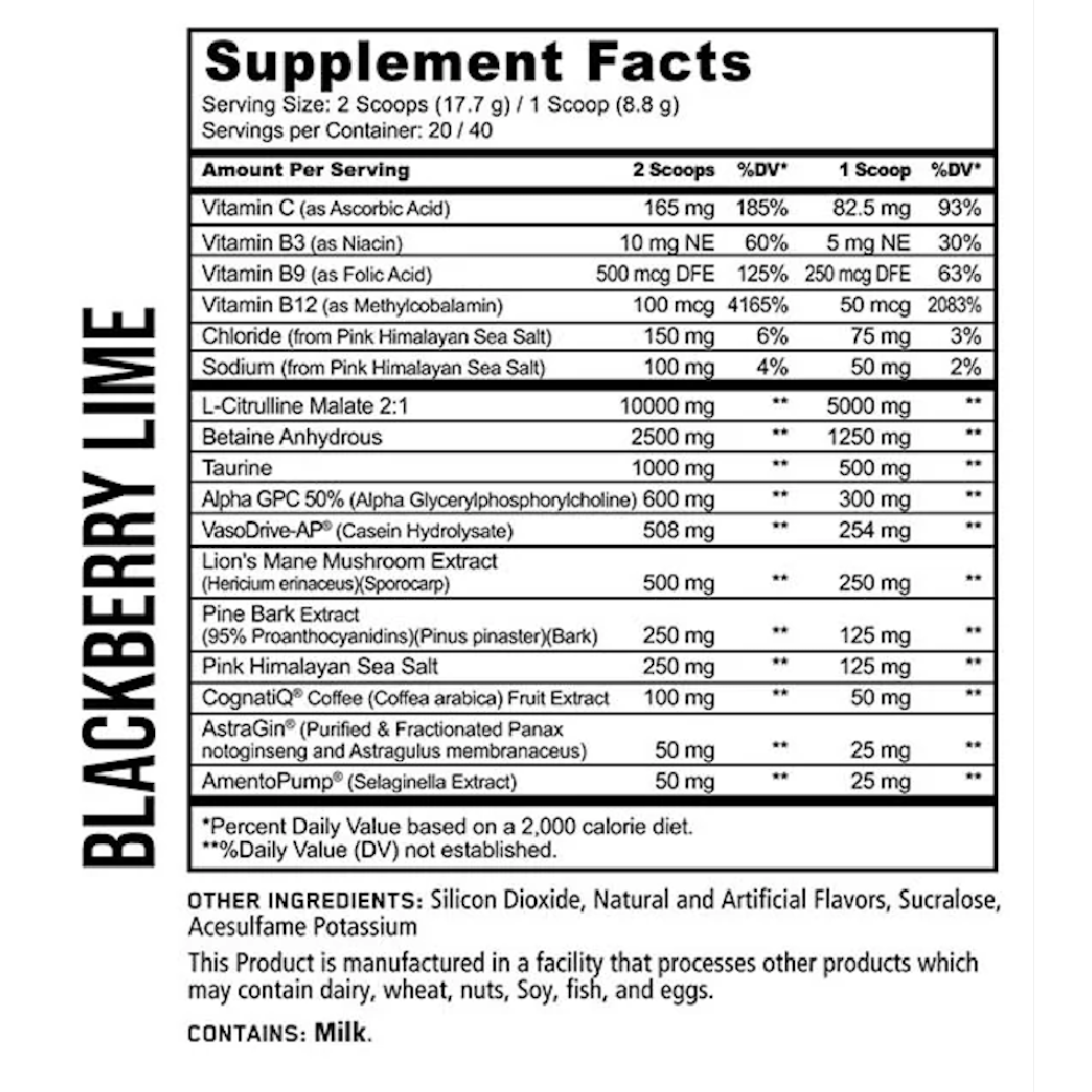 Panda Pump Stim Free Preworkout