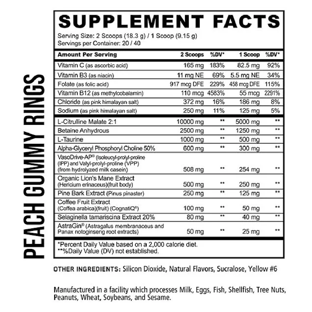 Panda Pump Stim Free Preworkout