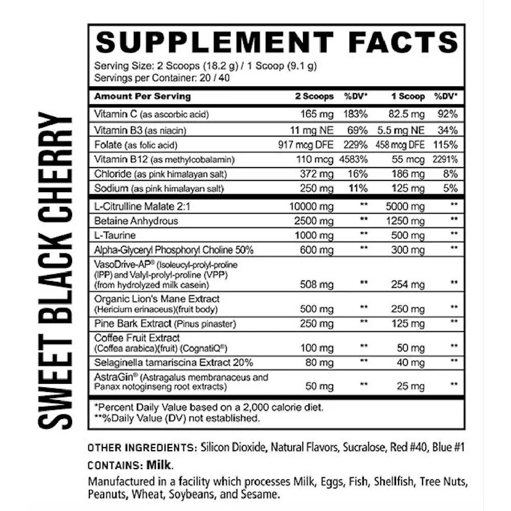 Panda Pump Stim Free Preworkout