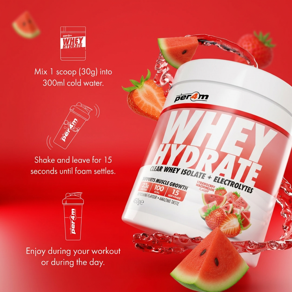Per4M Whey Hydrate Clear Whey Isolate 30 Servings