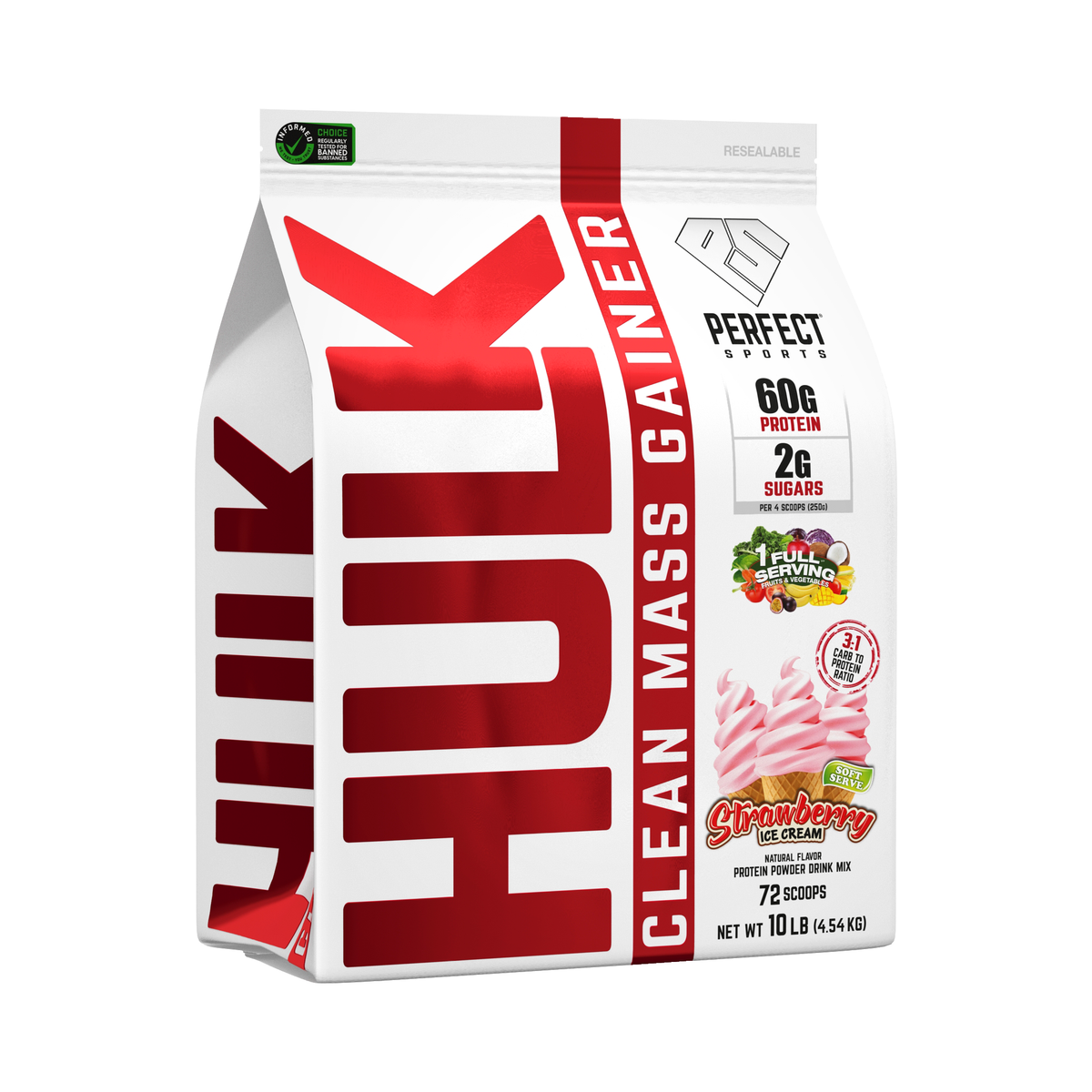 PERFECT Sports Hulk 10lb Mass Gainer