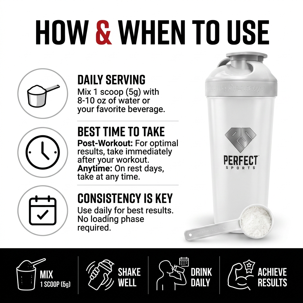 PERFECT Sports Creatine Unflavored