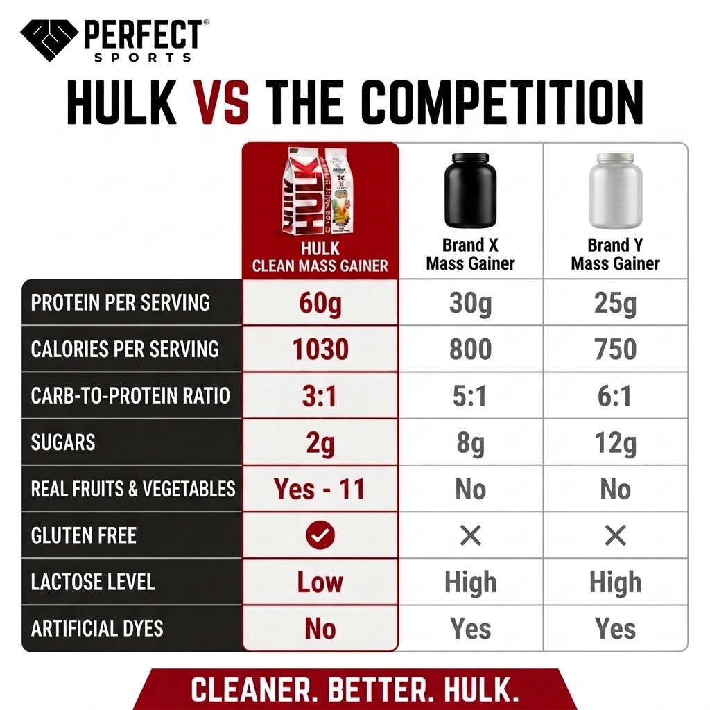 PERFECT Sports Hulk 10lb Mass Gainer