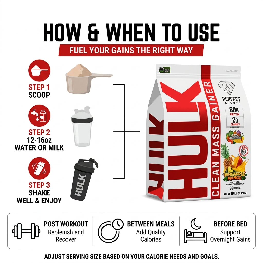 PERFECT Sports Hulk 10lb Mass Gainer