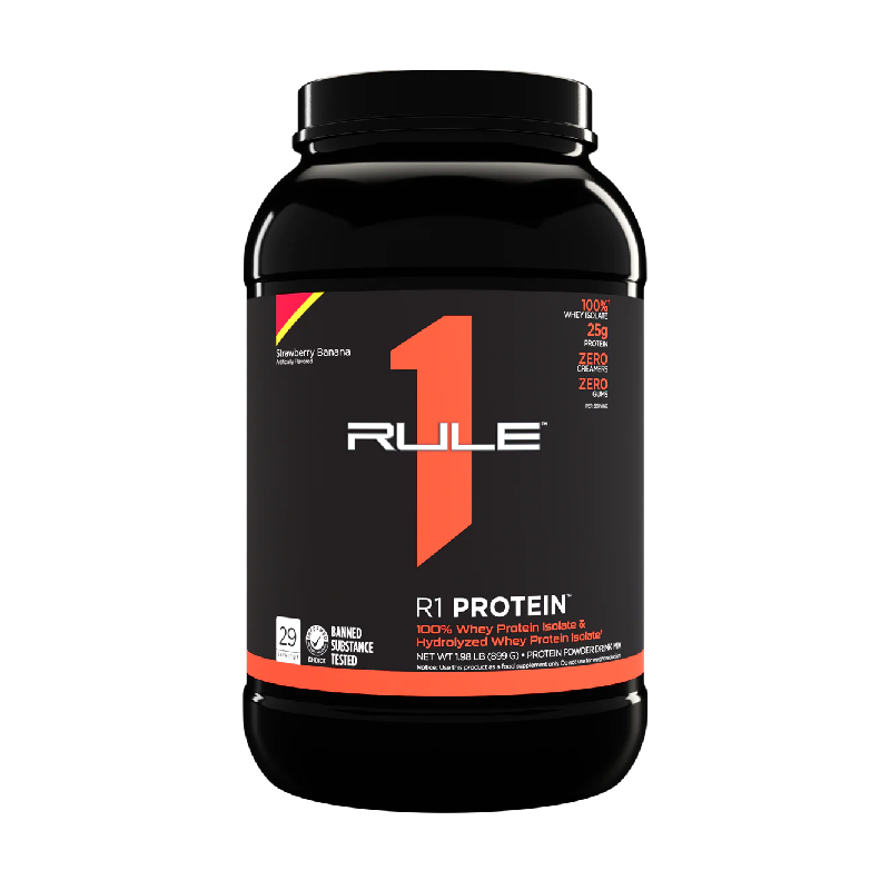 Rule One Protein Whey Isolate / Hydrolysate 2lbs (28 - 30 Servings) - 5lbs (60 - 76 Servings)