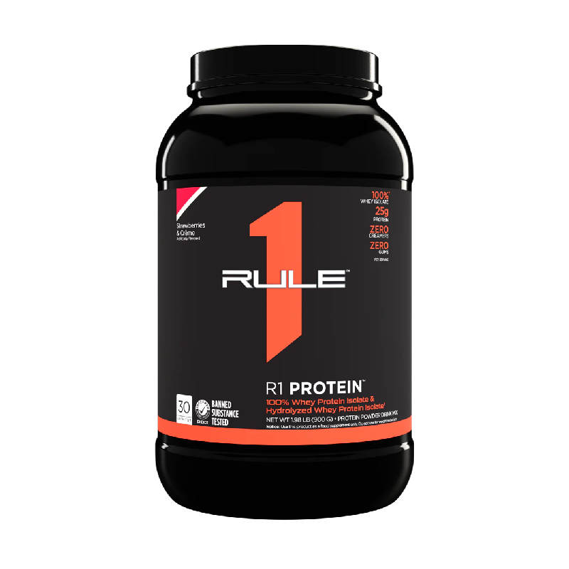 Rule One Protein Whey Isolate / Hydrolysate 2lbs (28 - 30 Servings) - 5lbs (60 - 76 Servings)