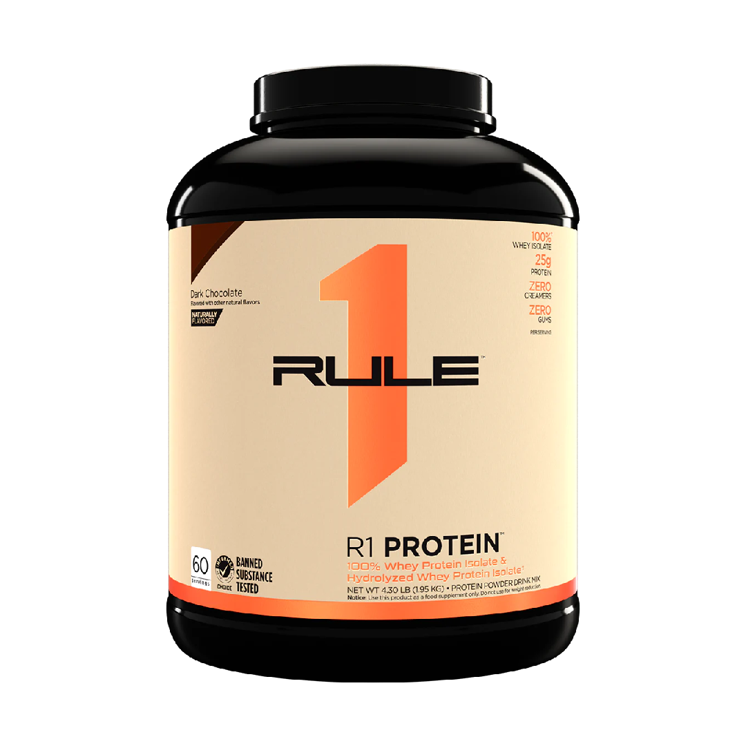 Rule One Protein Whey Isolate / Hydrolysate 2lbs (28 - 30 Servings) - 5lbs (60 - 76 Servings)