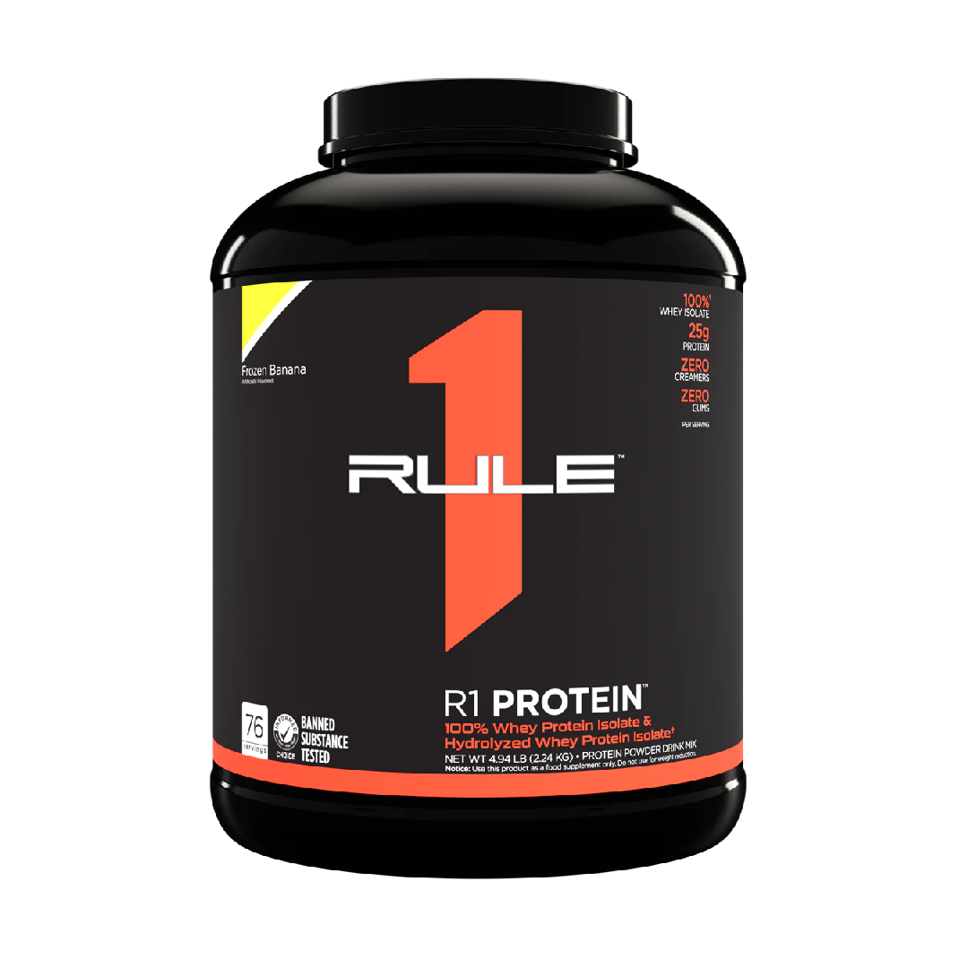 Rule One Protein Whey Isolate / Hydrolysate 2lbs (28 - 30 Servings) - 5lbs (60 - 76 Servings)