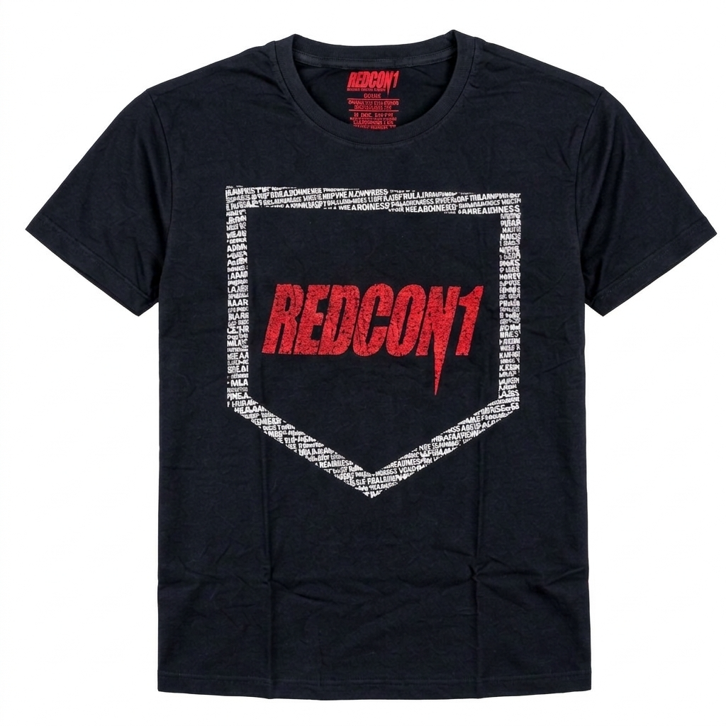 Redcon1 T-Shirt Black w/Red Logo
