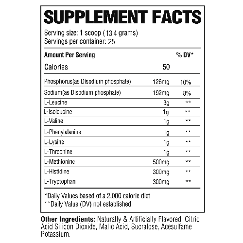 RAW Nutrition EAA - Essential Amino Acids