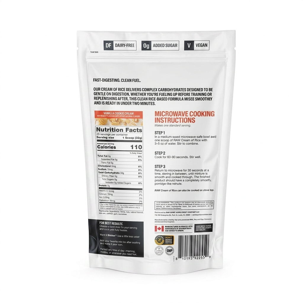 Raw Nutrition Cream of Rice