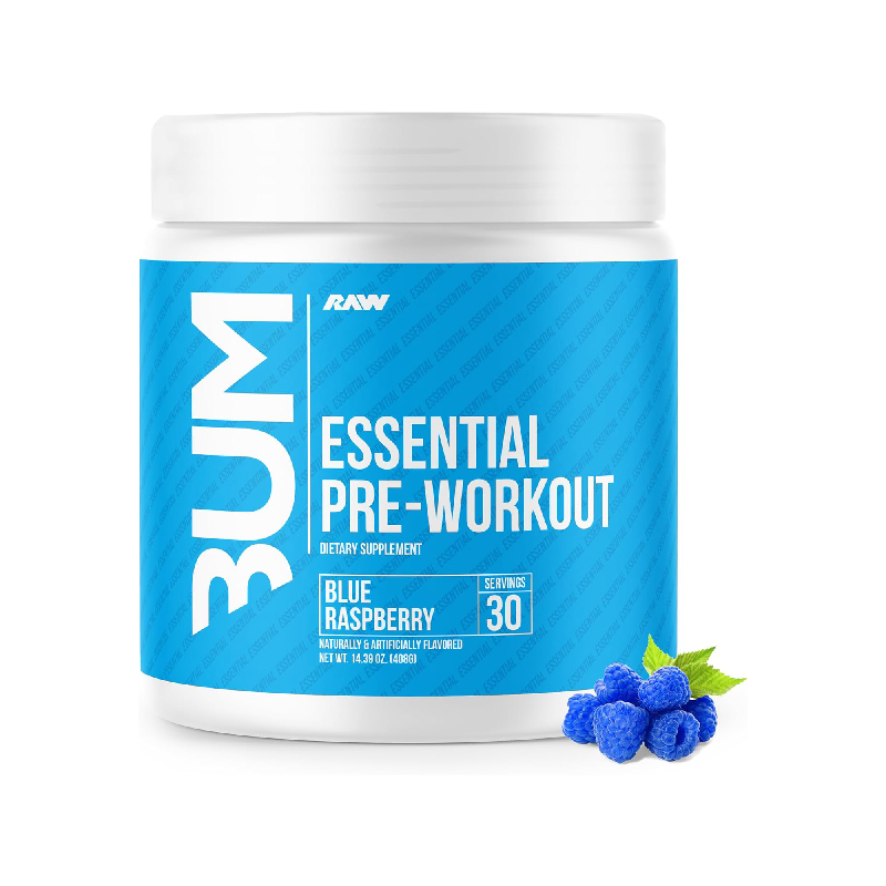 Cbum Pre Workout Raspberry RAW Nutrition X CBUM Essential Pre-workout 30 Servings
