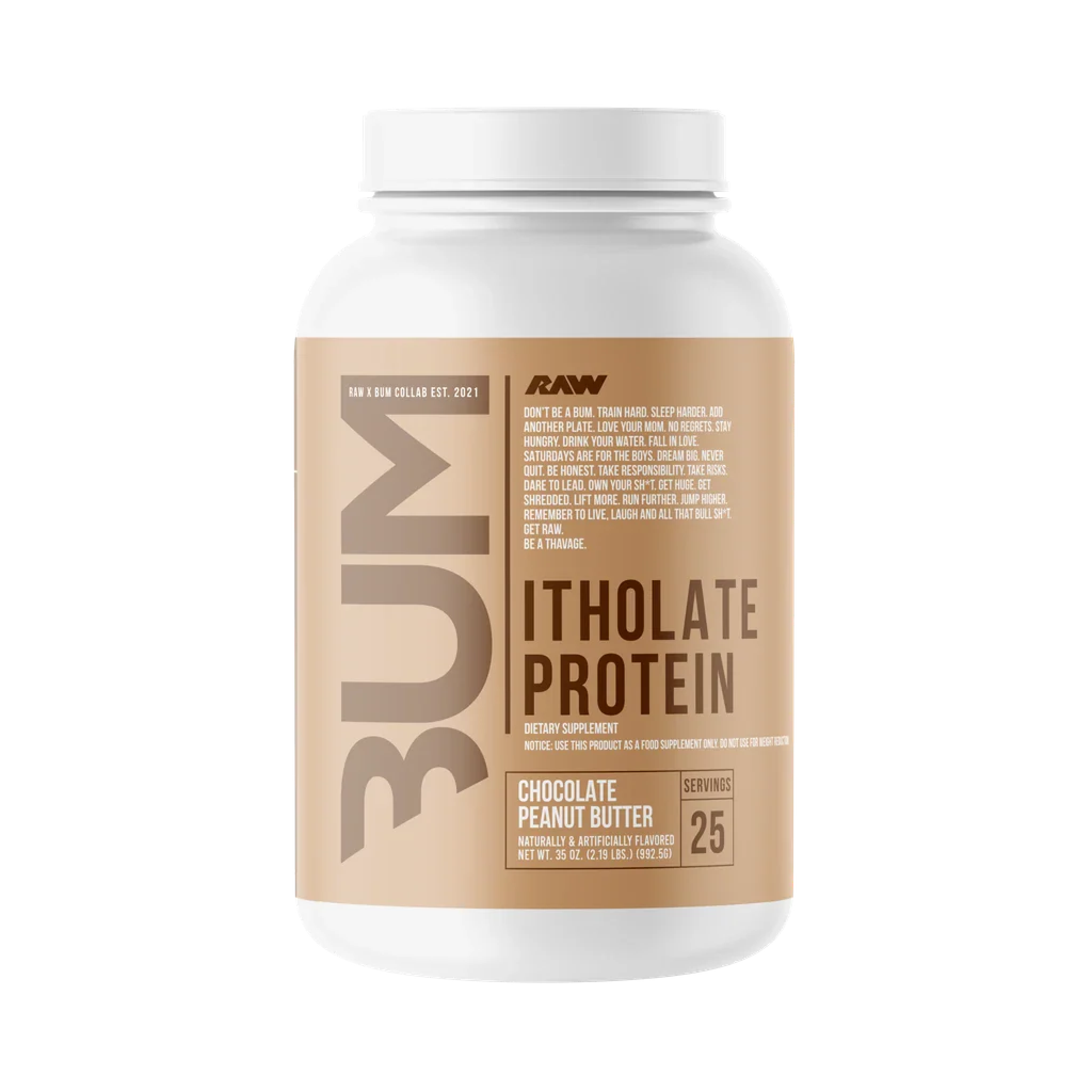 Raw Nutrition x Cbum Itholate 100% Whey Isolate Protein