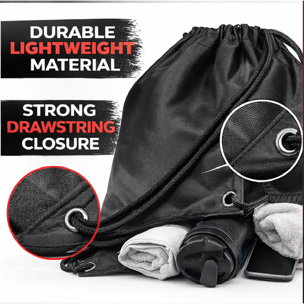 Redcon1 Black THSOR Drawstring Bag