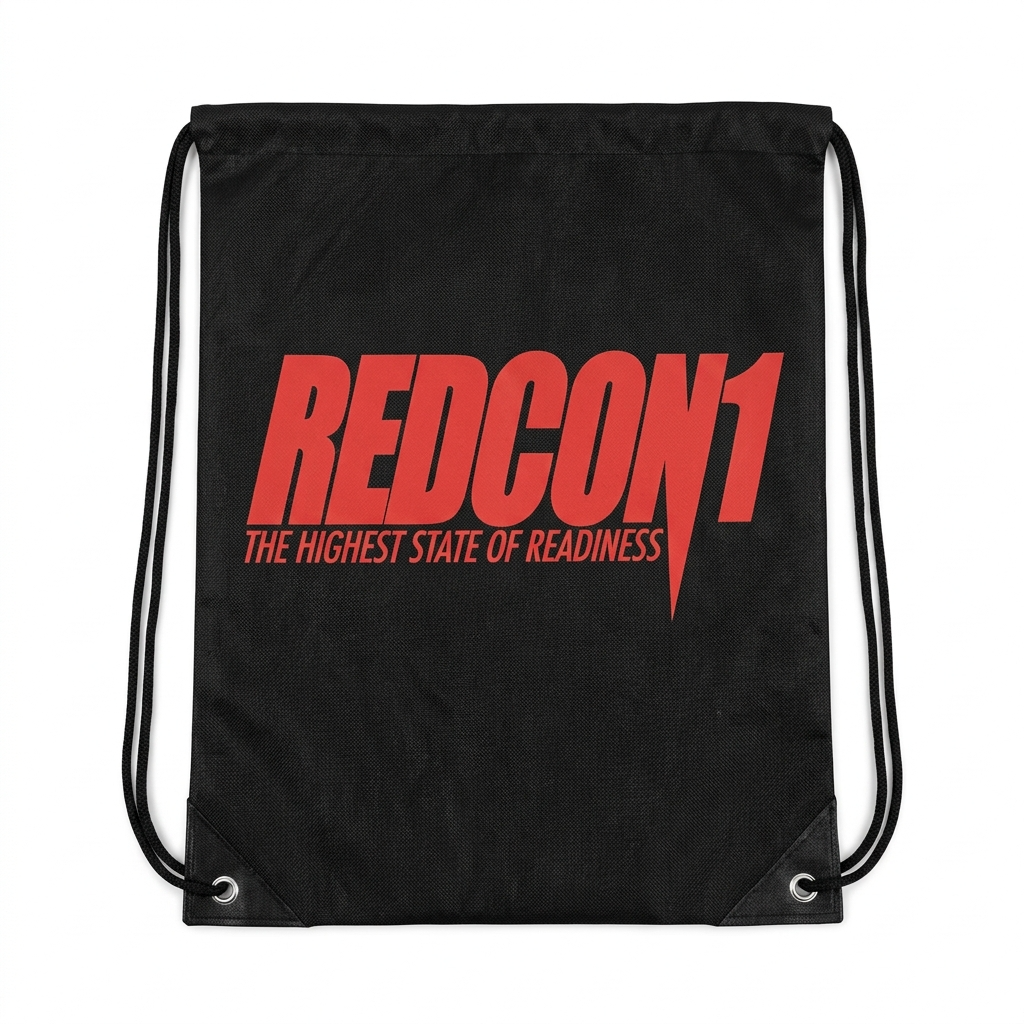Redcon1 Black THSOR Drawstring Bag