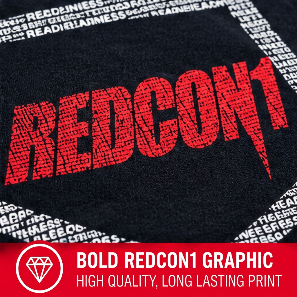 Redcon1 T-Shirt Black w/Red Logo