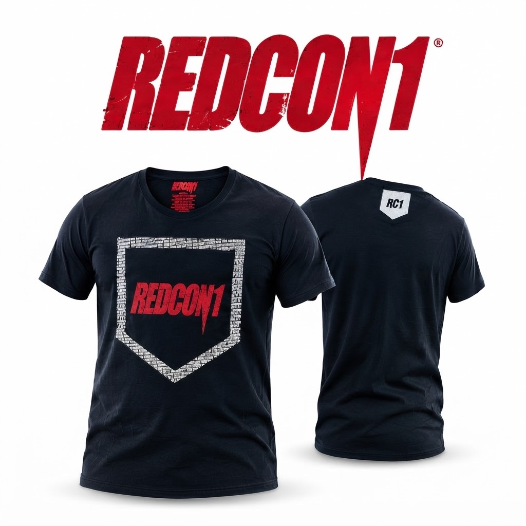 Redcon1 T-Shirt Black w/Red Logo
