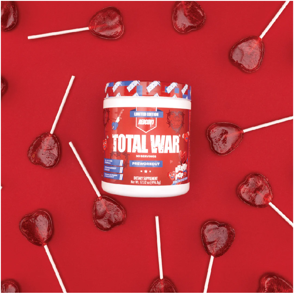 Redcon1 TOTAL WAR Pre-Workout Berry Pop Bundle