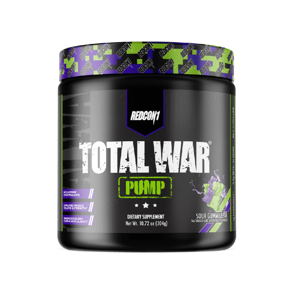 Redcon1 TOTAL WAR PUMP  Non-Stim Pre-Workout (40/20 Servings)