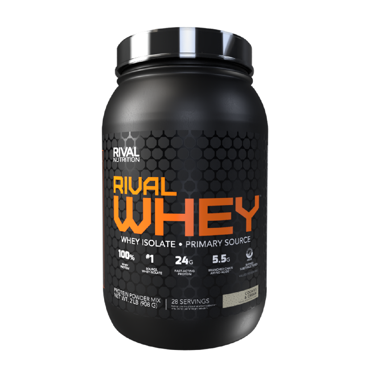 Rival Nutrition Rival Whey - 100% Whey Protein 2lb - 5lb