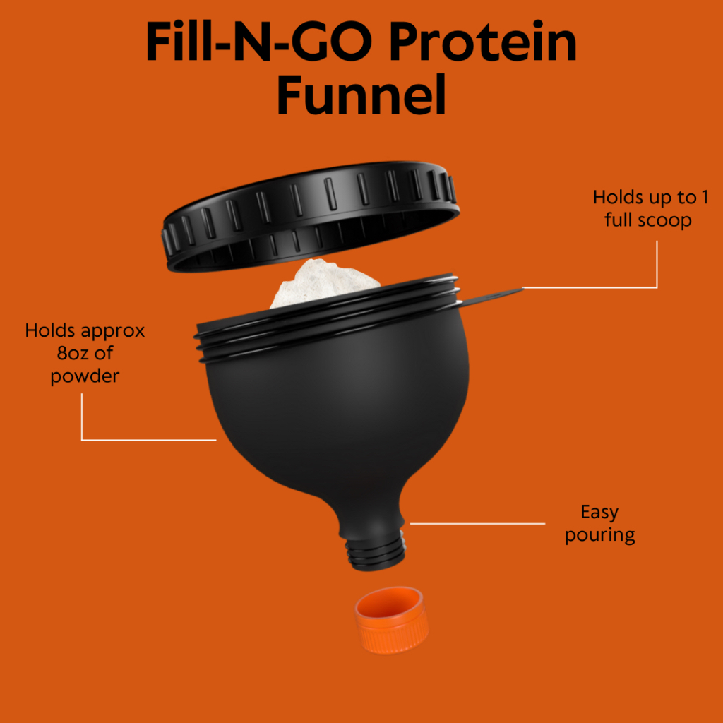 Rival Nutrition Fill-N-Go Protein Funnel (Black)
